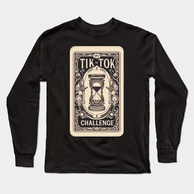 Tarot Cards for Millennials: TikTok challenge Long Sleeve T-Shirt by VEKULI